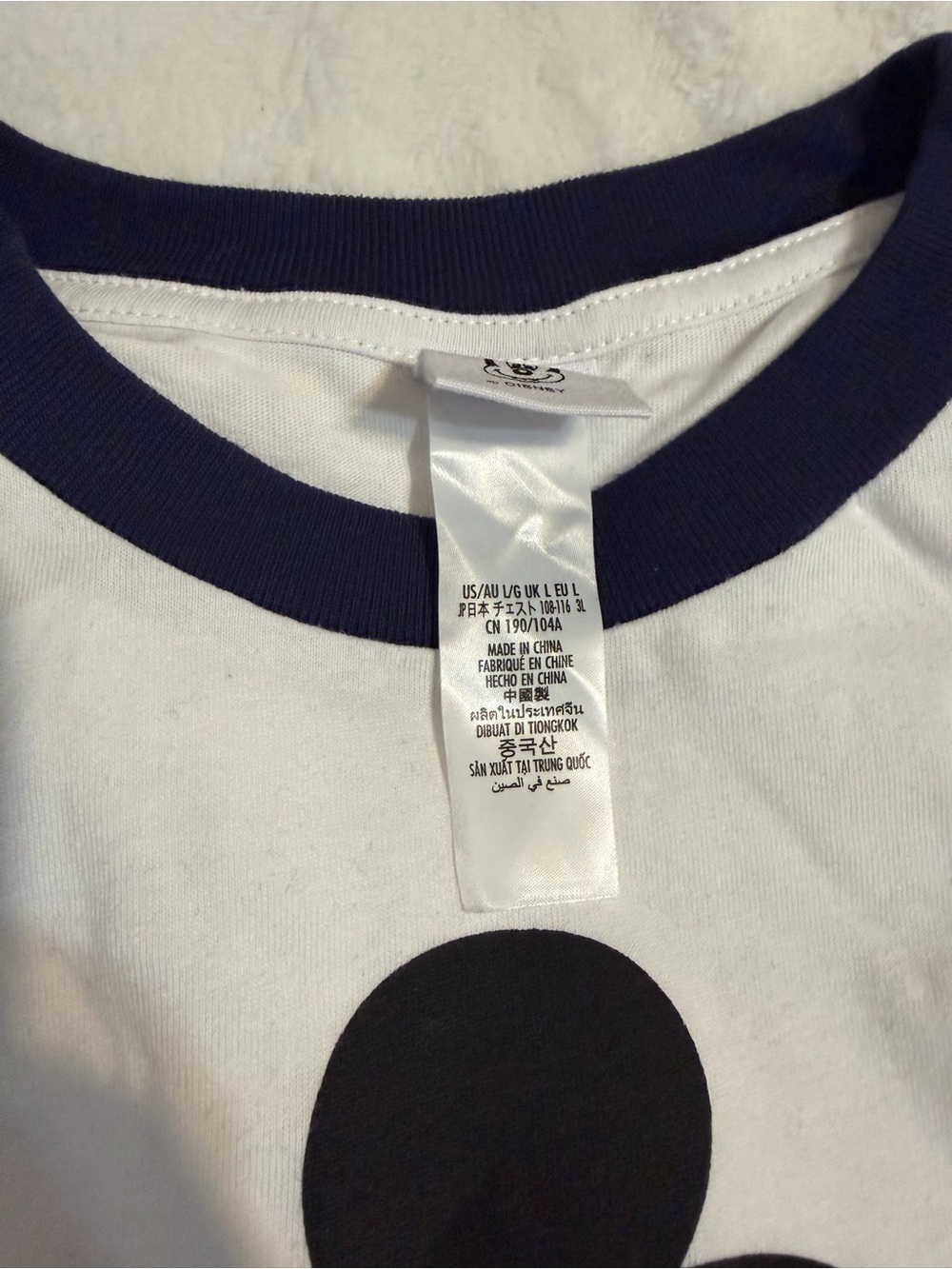Disneyland White Mickey Mouse Graphic Tee - Picture 3 of 5